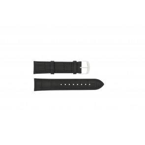 Festina watch strap F16823 Leather Black 22mm + black stitching